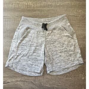 Athleta Light Grey Downplay Shortie with Drawstring and Pockets, Size XS